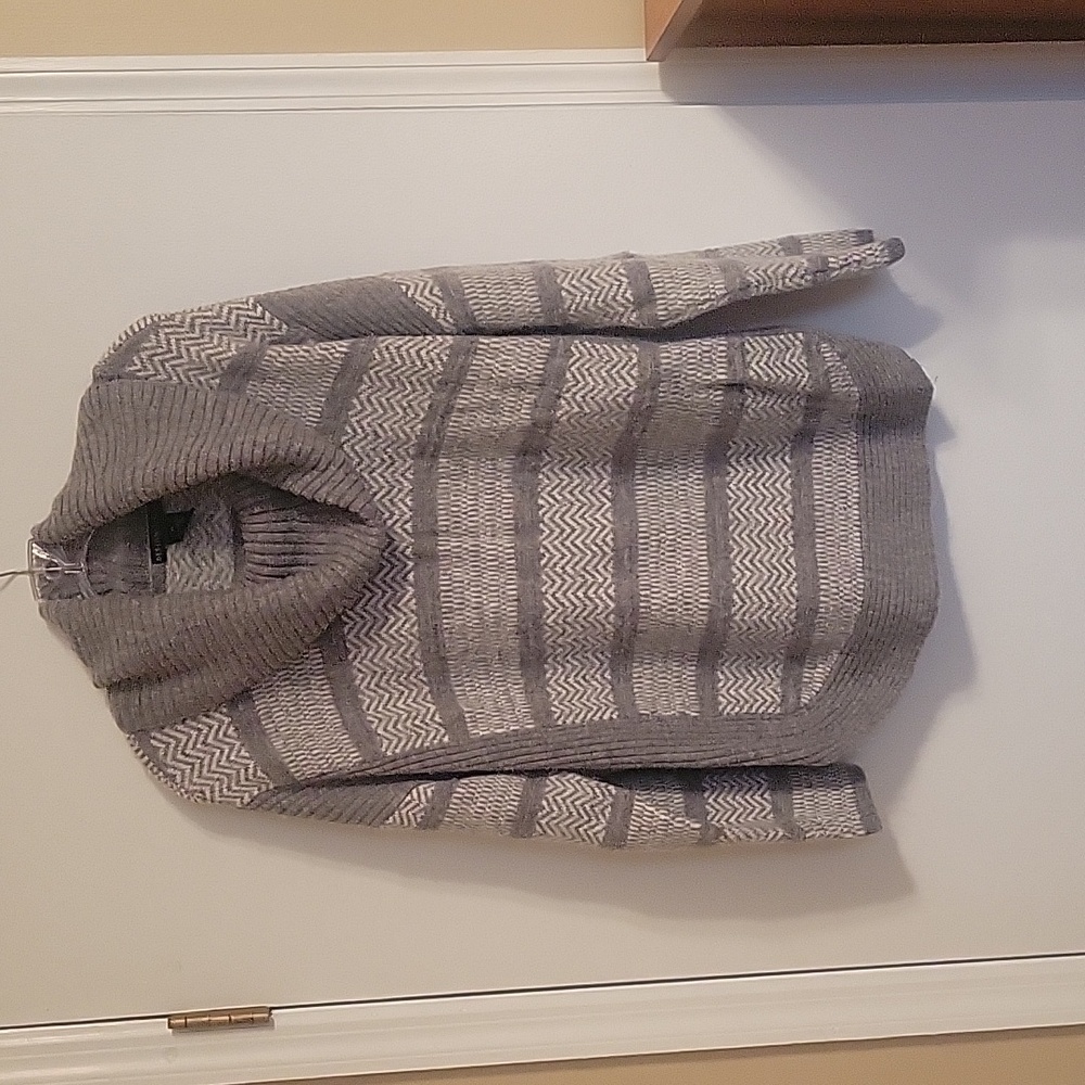 Design History grey cowl neck sweater.